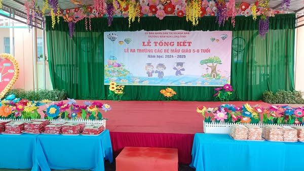 Tổng kết năm học 2024-2025 và trao giấy chứng nhận hoàn thành chương trình cho trẻ 5-6 tuổi